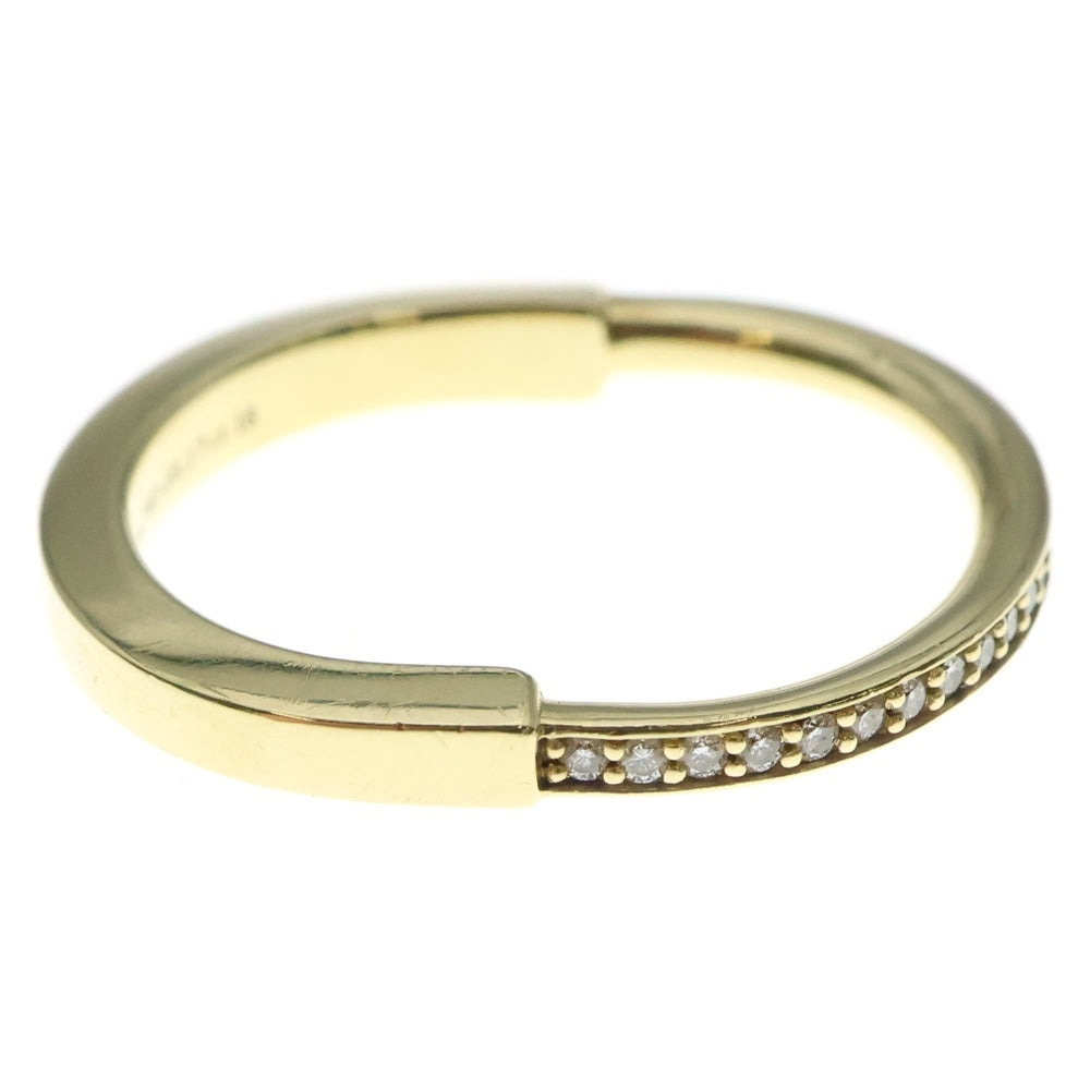 TIFFANY&Co(ティファニー) K18YG ロック ダイヤ リング 指輪 イエローゴールド