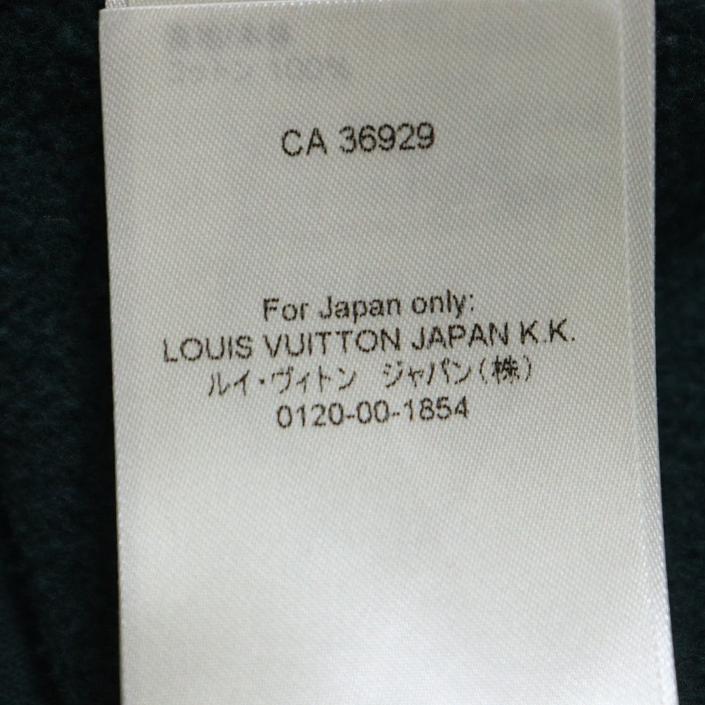 LOUIS VUITTON(ルイヴィトン) 22AW ハイブリッドデニム切り替えジップアップフーディーパーカー グリーン RM222 IHN HNY83W