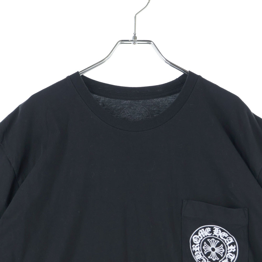 CHROME HEARTS(クロムハーツ) Las Vegas Horseshoe Tee ラスベガス限定 ホースシュープリント クルーネック 半袖Tシャツ カットソー ブラック