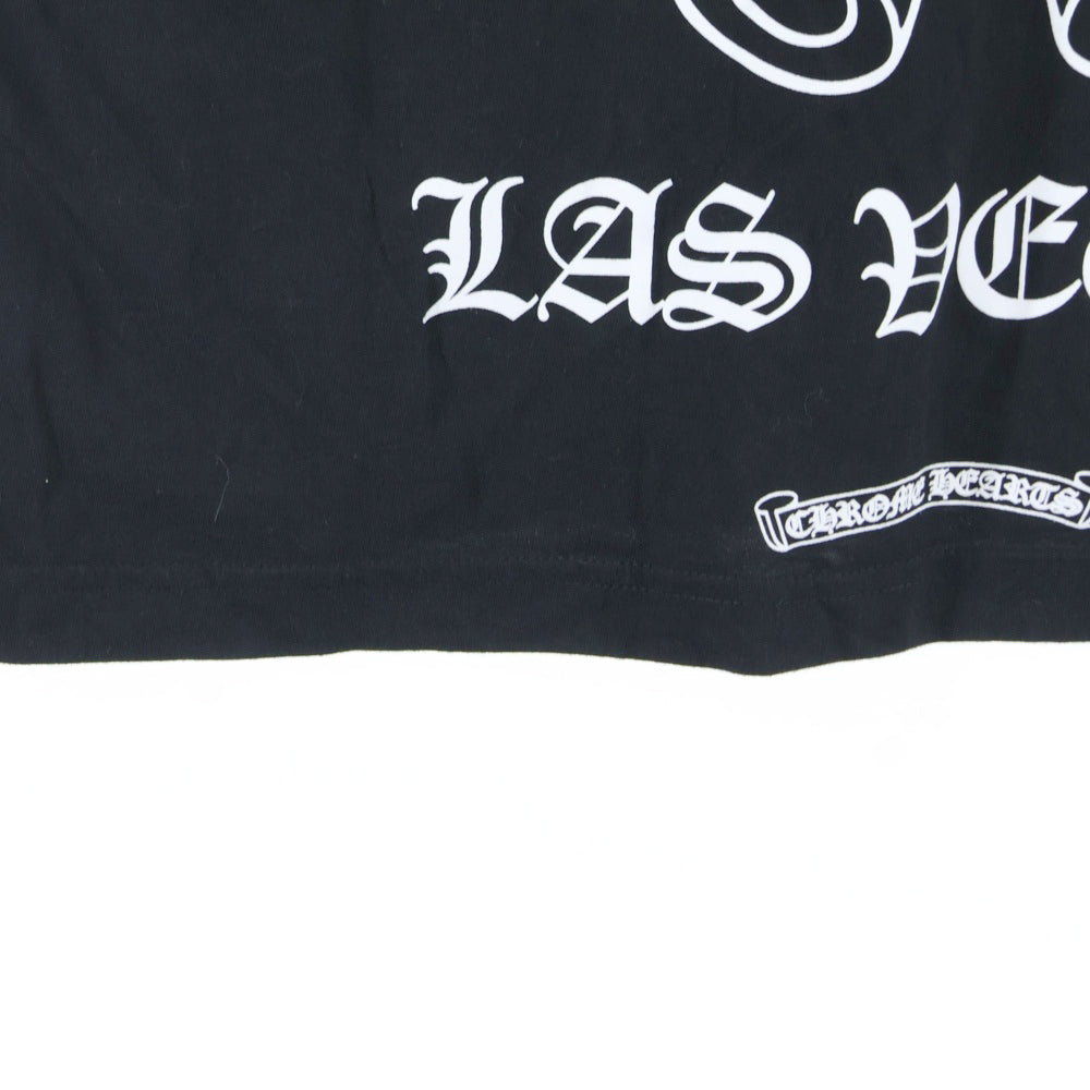 CHROME HEARTS(クロムハーツ) Las Vegas Horseshoe Tee ラスベガス限定 ホースシュープリント クルーネック 半袖Tシャツ カットソー ブラック