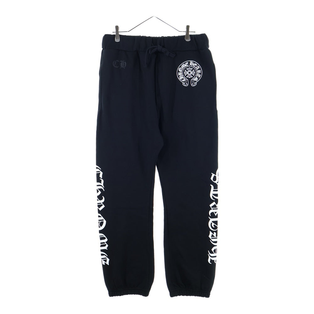 CHROME HEARTS(クロムハーツ) HORSESHOE SWEAT PANTS ホースシュープリント スウェットパンツ ブラック