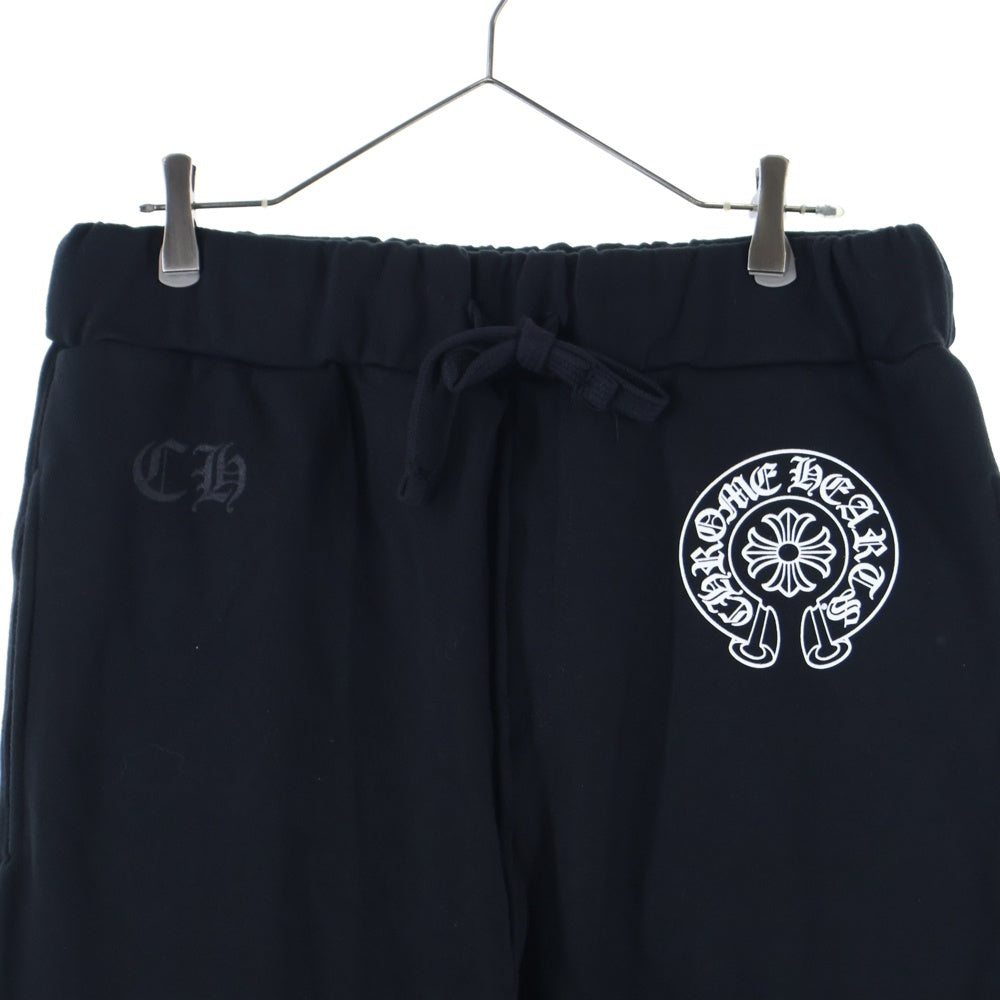 CHROME HEARTS(クロムハーツ) HORSESHOE SWEAT PANTS ホースシュープリント スウェットパンツ ブラック