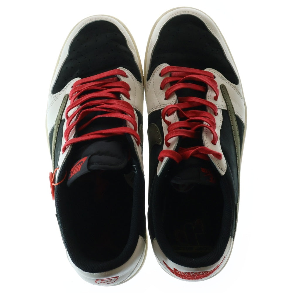 NIKE(ナイキ) ×TRAVIS SCOTT WMNS AIR JORDAN 1 LOW OG Medium Olive DZ4137-106 トラヴィススコット ウィメンズ エアジョーダン1 ローカットスニーカー US12/29.0cm