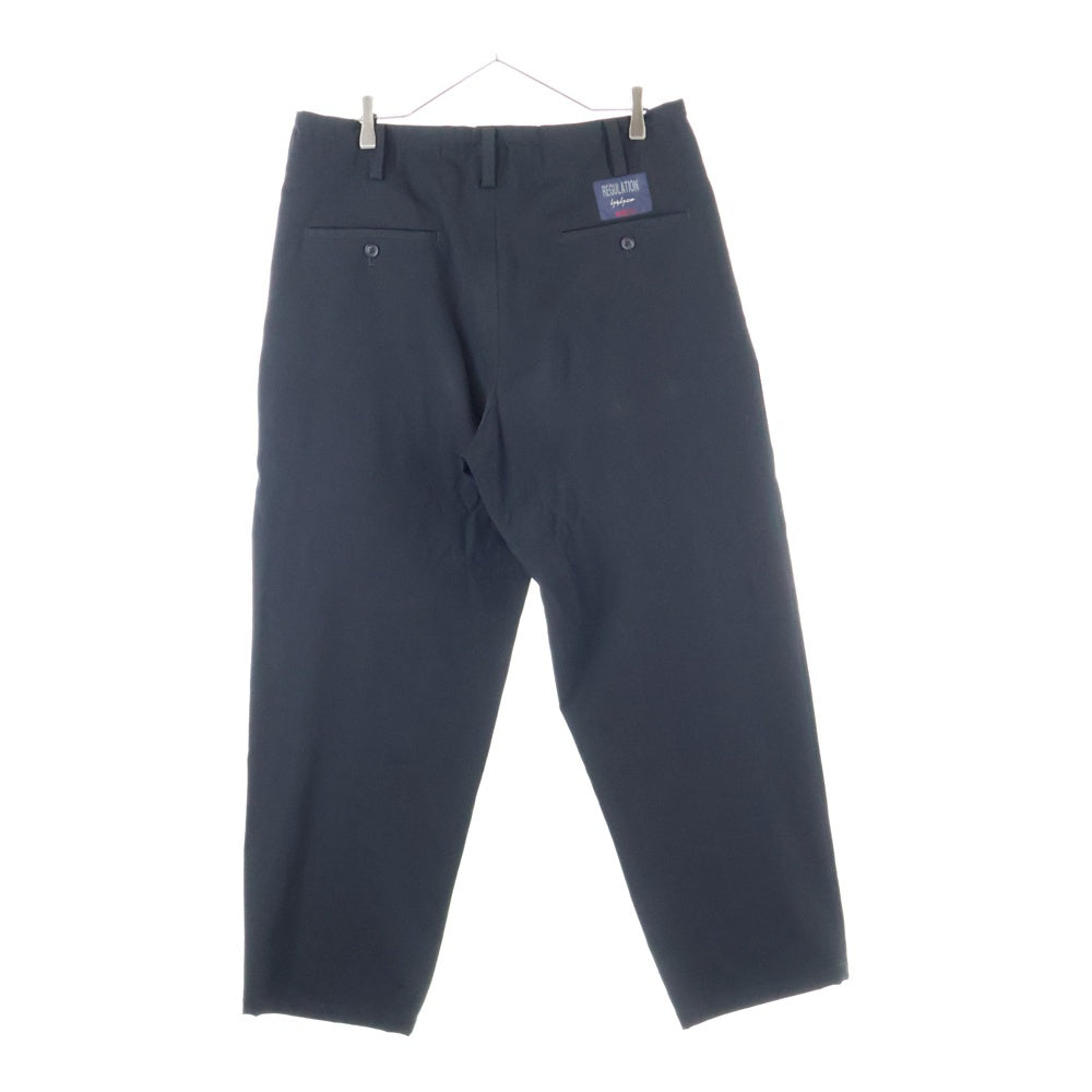 REGULATION Yohji Yamamoto MEN(レギュレーションヨウジヤマモトメン) Gabardine Slim String Pants ドローストリング パンツ ブラック HX-P01-140