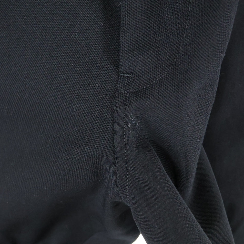 REGULATION Yohji Yamamoto MEN(レギュレーションヨウジヤマモトメン) Gabardine Slim String Pants ドローストリング パンツ ブラック HX-P01-140