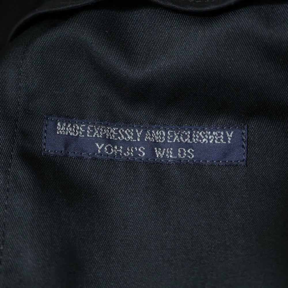 REGULATION Yohji Yamamoto MEN(レギュレーションヨウジヤマモトメン) Gabardine Slim String Pants ドローストリング パンツ ブラック HX-P01-140