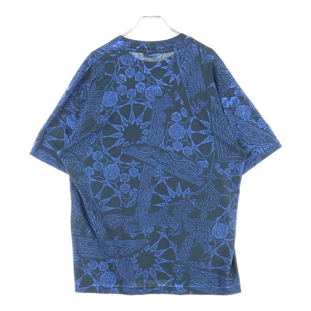 VINTAGE(ヴィンテージ) 90S Jimmy Page Robert Plant 1995 Zoso World Tour T-Shirt ジミーペイジ ロバートプラント 総柄デザイン 半袖Tシャツ カットソー ブラック/ブルー