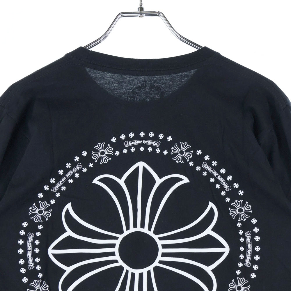 CHROME HEARTS(クロムハーツ) CH PLS L/S CHプラス 両面プリント ロングスリーブ 長袖Tシャツ ブラック