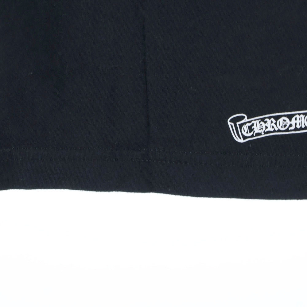 CHROME HEARTS(クロムハーツ) CH PLS L/S CHプラス 両面プリント ロングスリーブ 長袖Tシャツ ブラック