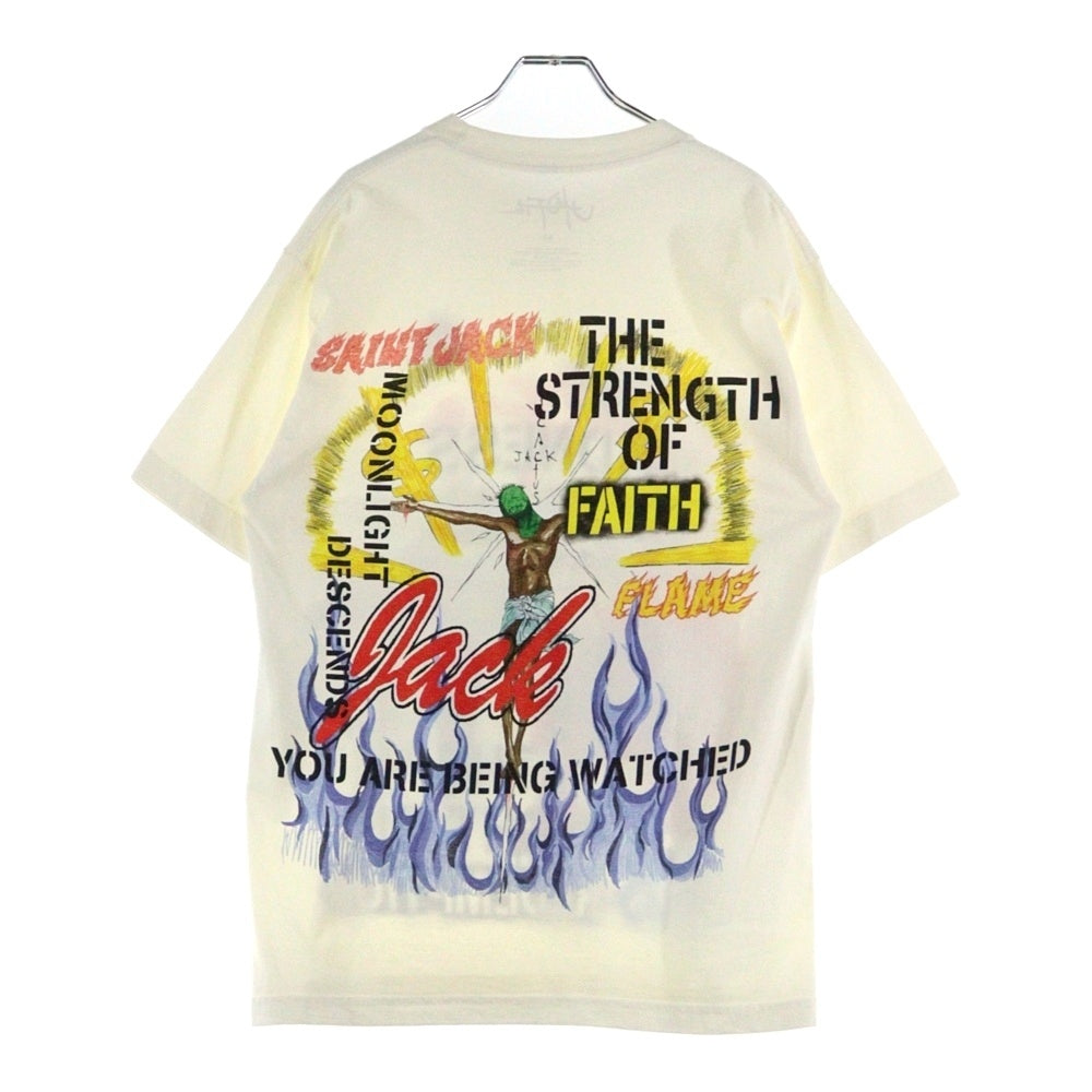 SAINT MICHAEL(セントマイケル) 23SS ×Travis Scott Utopia 3A TEE White トラヴィス スコット ユートピア 半袖Tシャツ カットソー ホワイト