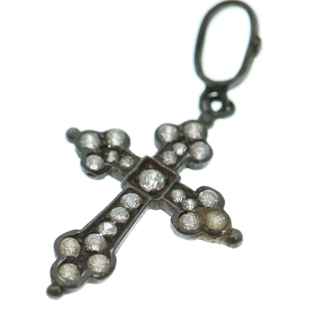 Loree Rodkin(ローリーロドキン) ゴシッククロス クロスモチーフジルコニアネックレストップ シルバー