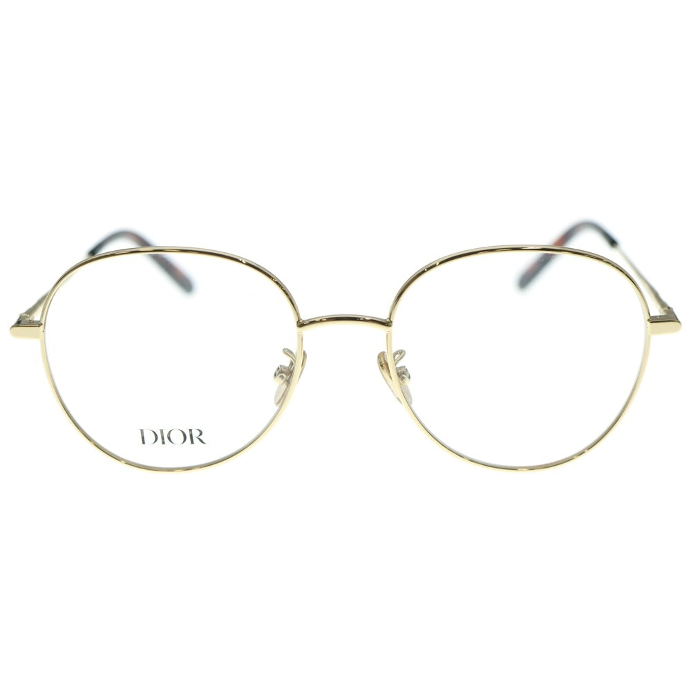 Christian Dior(クリスチャンディオール) Mini CD O R3U B500 ミニシディー オーバル型眼鏡 アイウェア ゴールド TF41005648 52□18 140 レディース