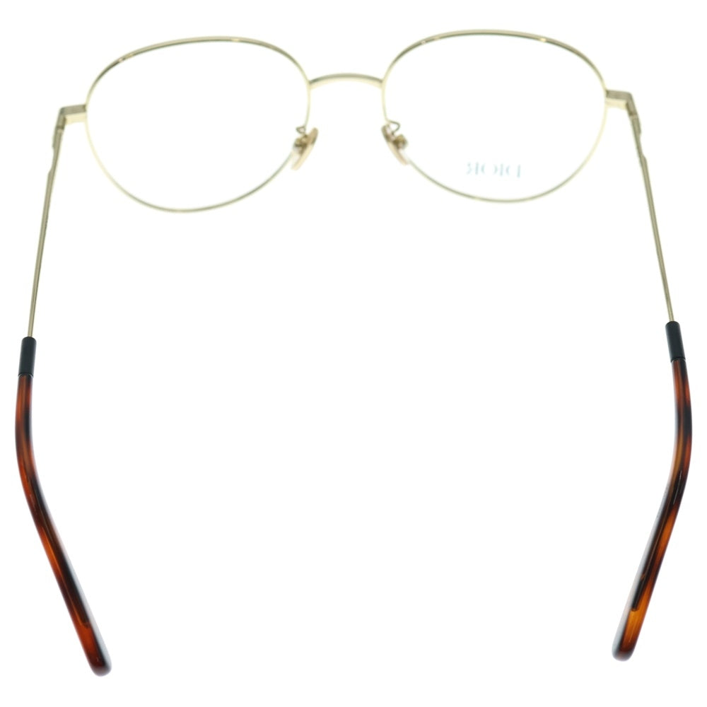 Christian Dior(クリスチャンディオール) Mini CD O R3U B500 ミニシディー オーバル型眼鏡 アイウェア ゴールド TF41005648 52□18 140 レディース