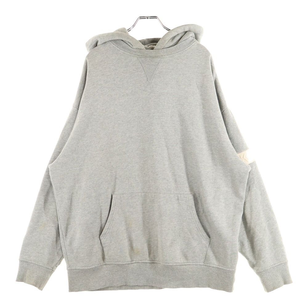 KITH(キス) WILLIAMS II HOODIE ワンポイントロゴ プルオーバーパーカー フーディー グレー KH2221