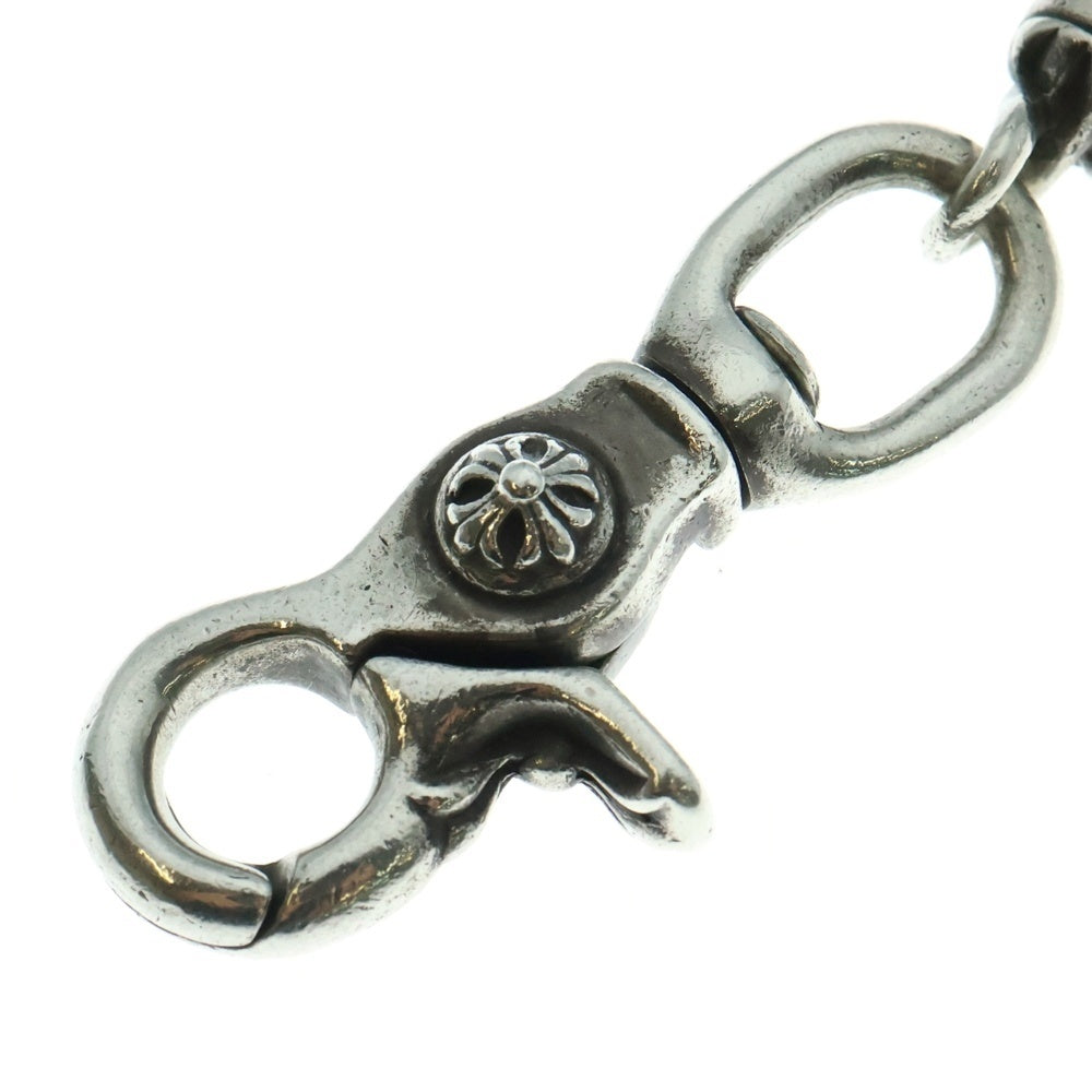 CHROME HEARTS(クロムハーツ) ROLLER LONG-T/2クリップ ショート ローラー ウォレットチェーン 6LINK シルバー