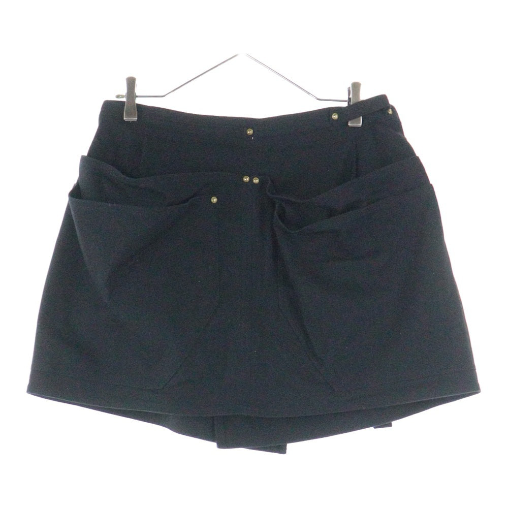 入手困難✨ サカイ sacai スカート シルク×カシミヤ カジュアル ブラック 入手困難✨ サカイ sacai スカート シルク×カシミヤ カジュアル