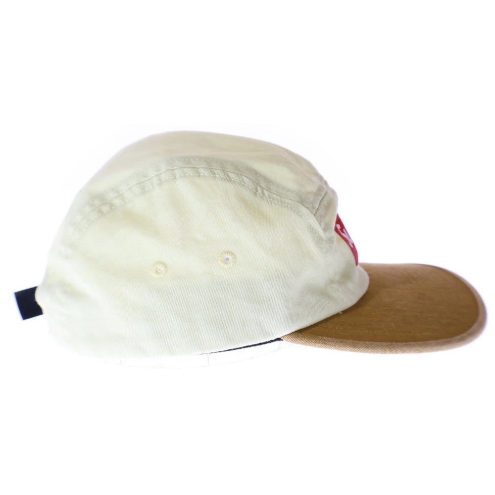 SUPREME(シュプリーム) 24SS Pigment 2-Tone Camp Cap ピグメントツートーンキャンプキャップ 帽子 ホワイト/ブラウン