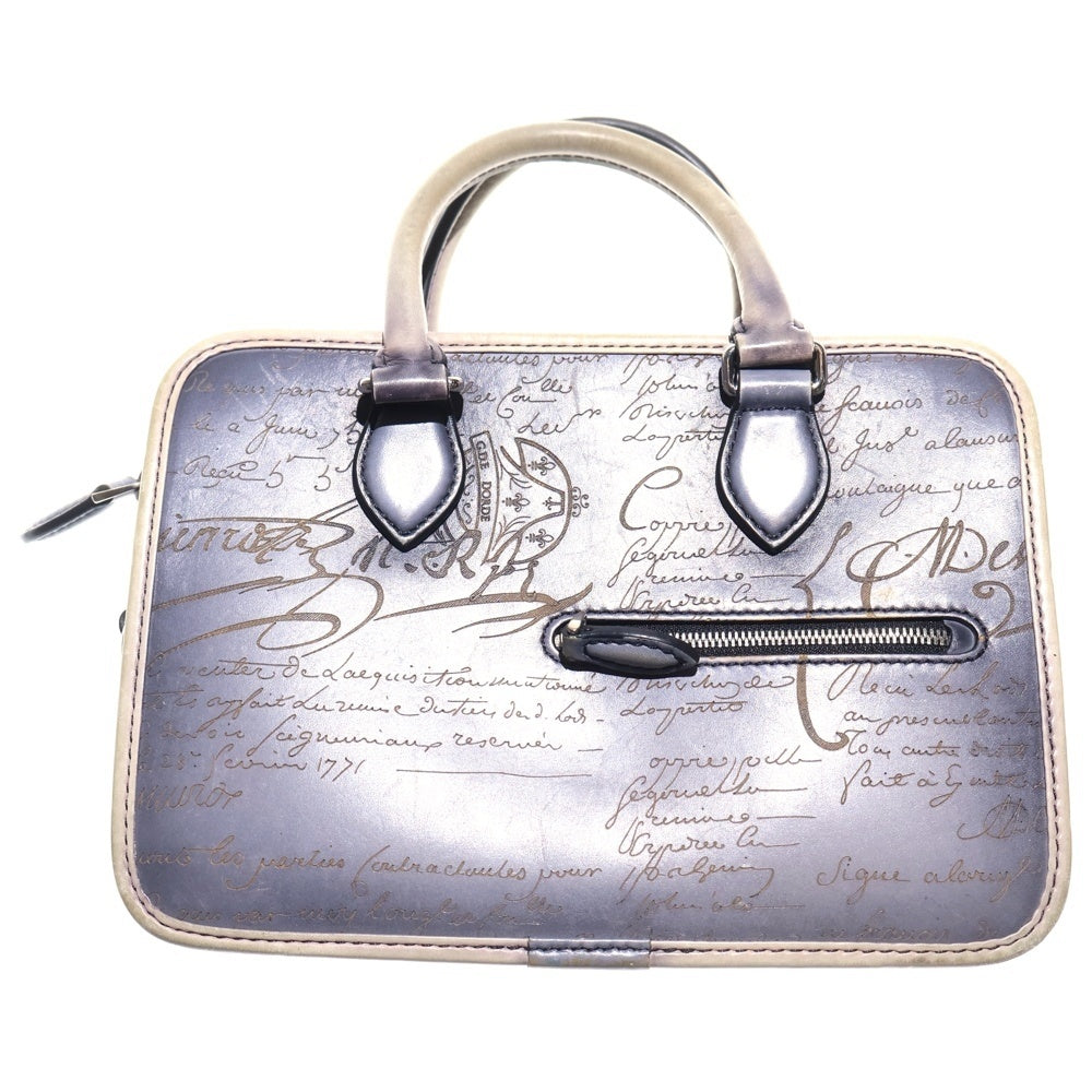 Berluti(ベルルッティ) アンジュール ガリバー ハンドバッグ グレー