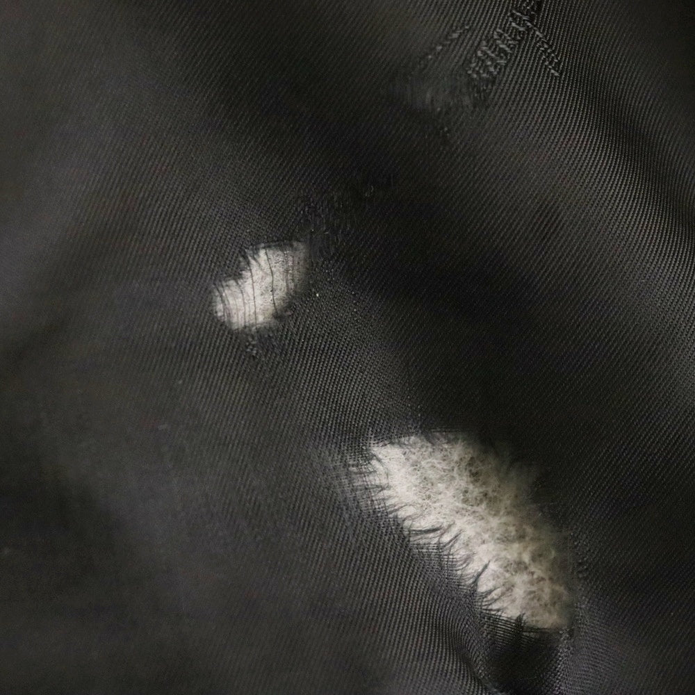 Salvatore Ferragamo(サルヴァトーレ フェラガモ) ラムレザー 3B シングルテーラードジャケット レザージャケット ブラック