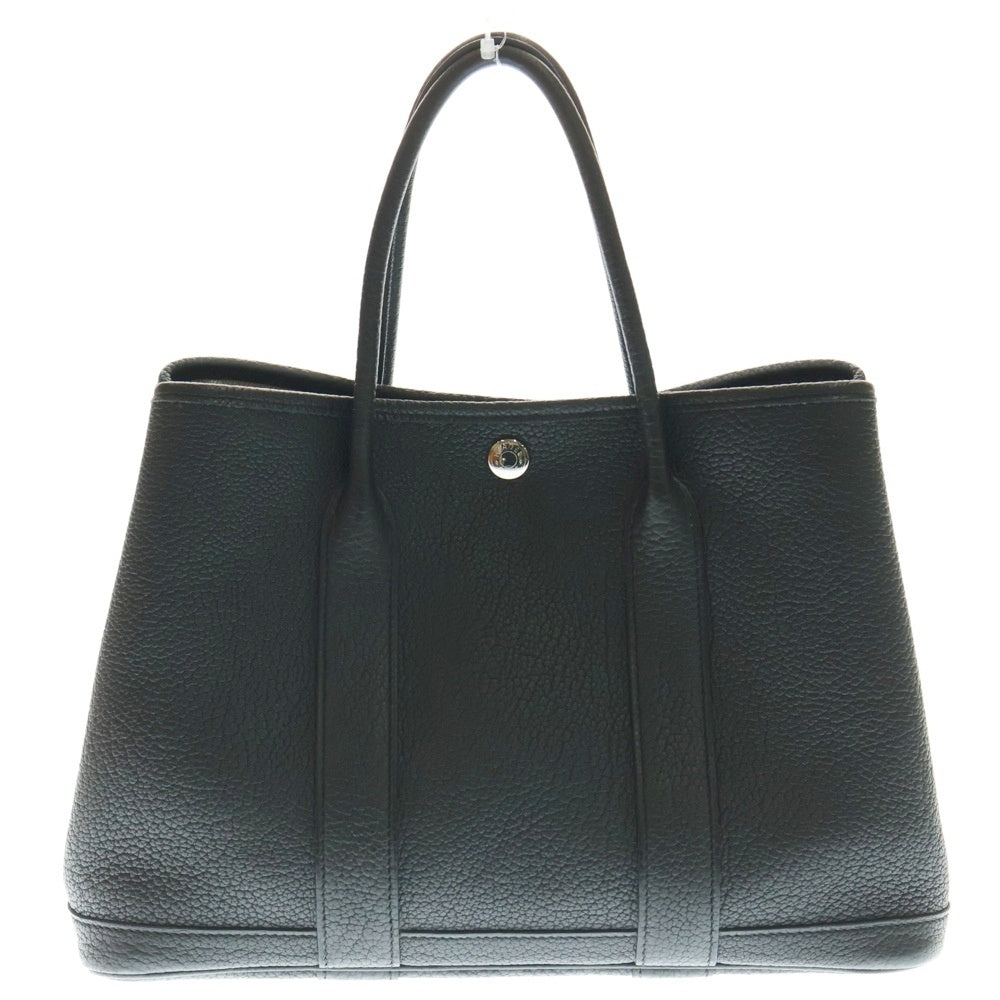 HERMES(エルメス) B刻印 ガーデンパーティ TPM 30 ネゴンダ ハンドバッグ ブラック