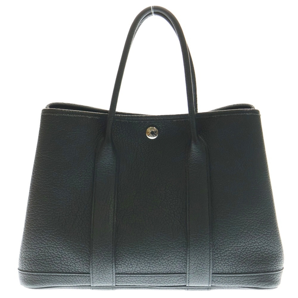 HERMES(エルメス) B刻印 ガーデンパーティ TPM 30 ネゴンダ ハンドバッグ ブラック