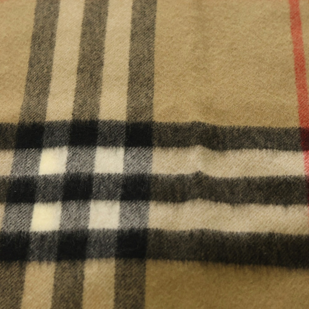 BURBERRY(バーバリー) ノヴァチェック カシミヤマフラー ブラウン