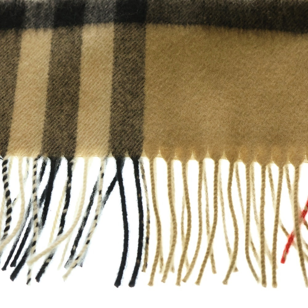 BURBERRY(バーバリー) ノヴァチェック カシミヤマフラー ブラウン