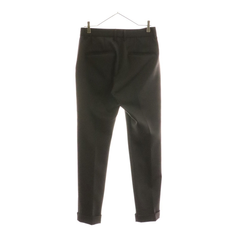 1 PIU 1 UGUALE 3(ウノピゥウノウグァーレトレ) 24AW 2B JACKET CREASE SLACKS スーツ セットアップ ブラック MRB612-POE386 MRP565-POE386