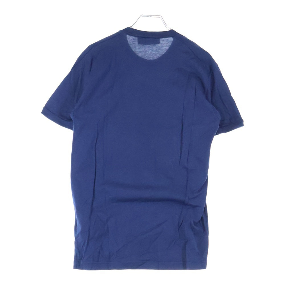 DSQUARED2(ディースクエアード) 19AW ドッグプリント 半袖Tシャツ カットソー ネイビー S71GD0848