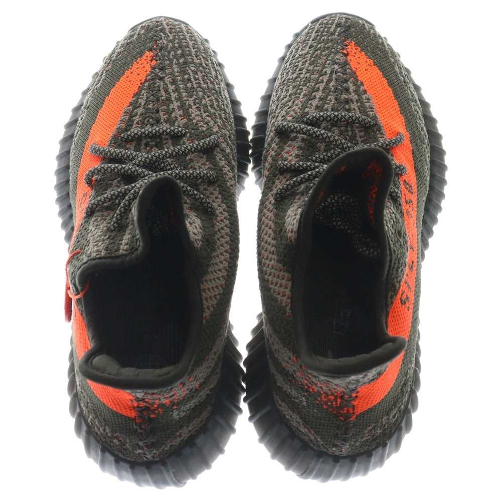 adidas(アディダス) YEEZY BOOST 350 V2 CABON BELUGA イージーブースト カーボン ベルーガ ローカットスニーカー グレー/オレンジ US6/24.0cm HQ7045