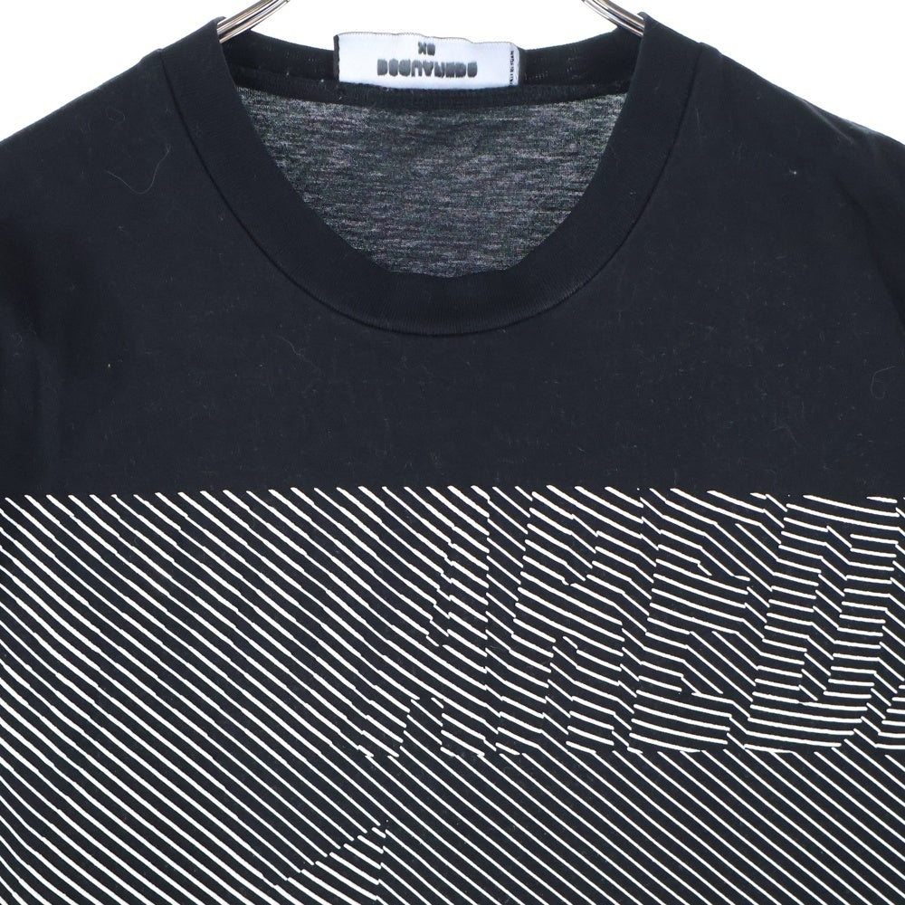 DSQUARED2(ディースクエアード) 21AW Leaf Graphic T-shirt リーフプリント 半袖Tシャツ カットソー ブラック S74GD0862