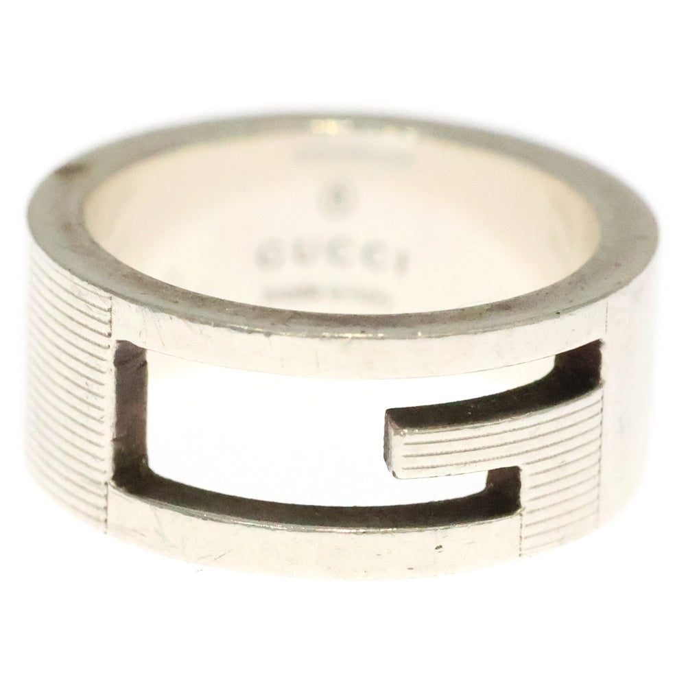 GUCCI(グッチ) ブランテッドGリング 指輪 シルバー