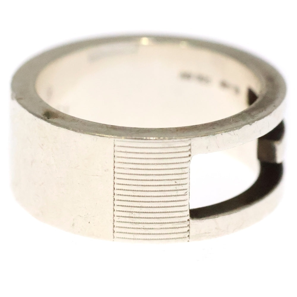 GUCCI(グッチ) ブランテッドGリング 指輪 シルバー