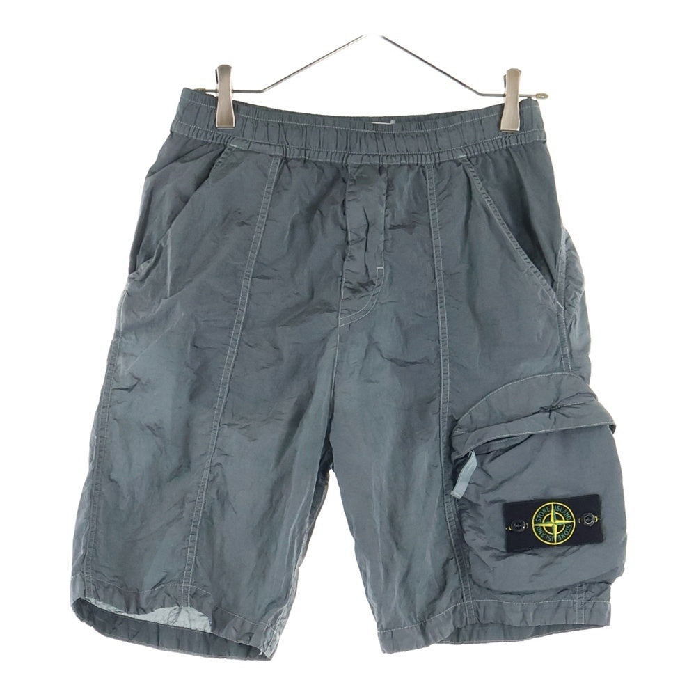 STONE ISLAND(ストーンアイランド) 25SS NYLON METAL IN ECONYL ナイロン メタル エコニール ハーフパンツ グレー K1S15L100007 S0019 V0054