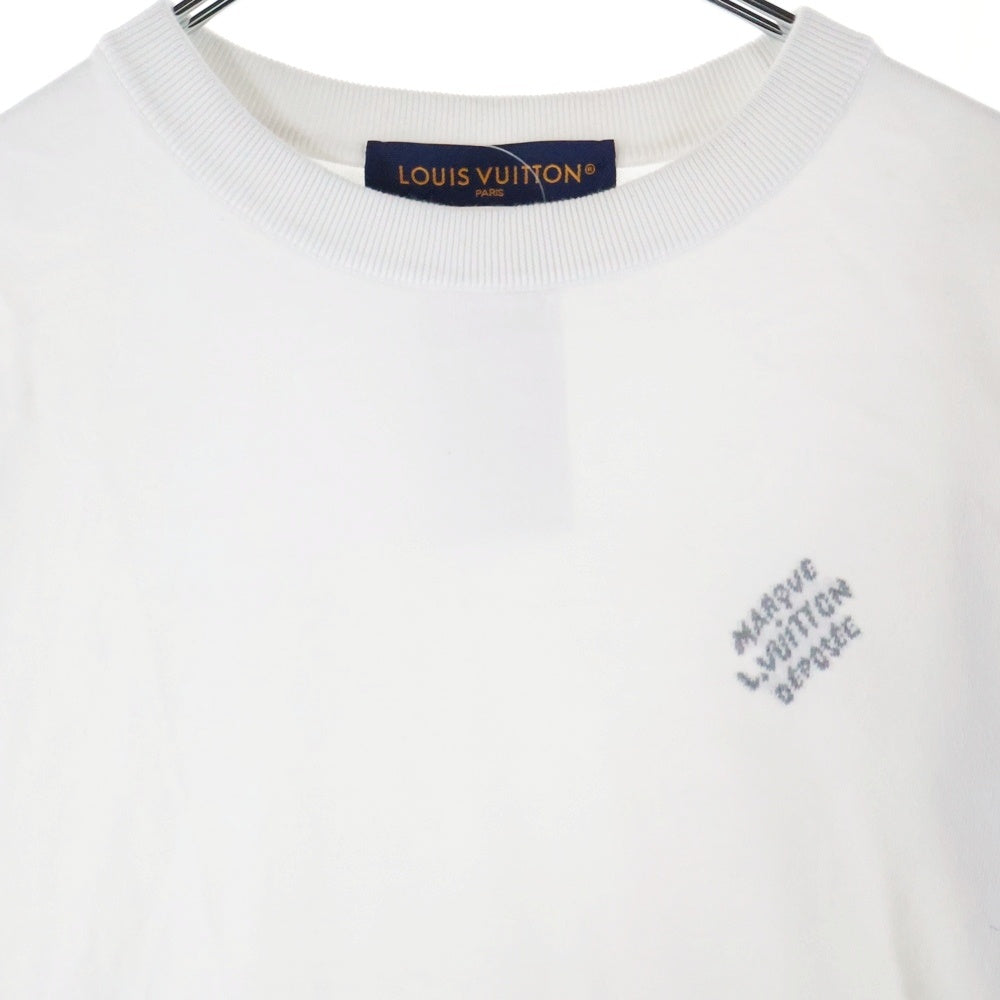 LOUIS VUITTON(ルイヴィトン) 24SS 3Dポケット クルーネック 半袖Tシャツ RM241Q Z34 HRN47W ホワイト