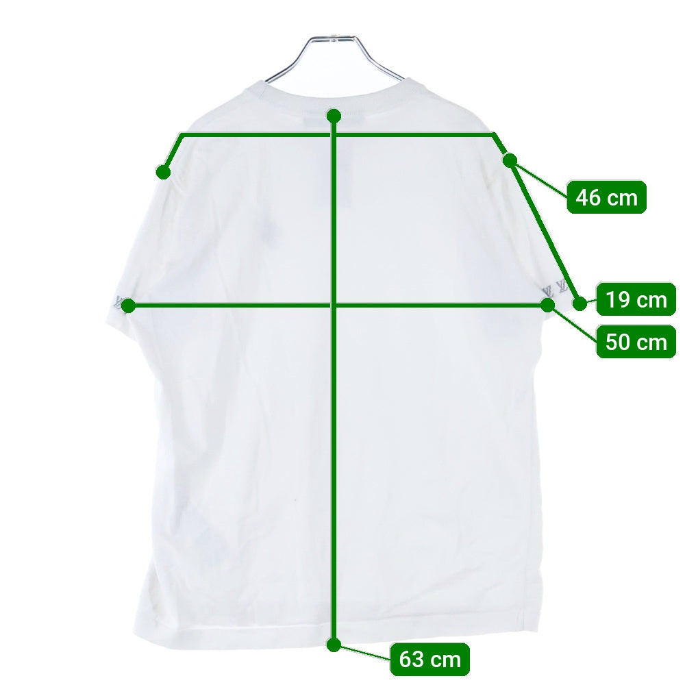 LOUIS VUITTON(ルイヴィトン) 24SS 3Dポケット クルーネック 半袖Tシャツ RM241Q Z34 HRN47W ホワイト