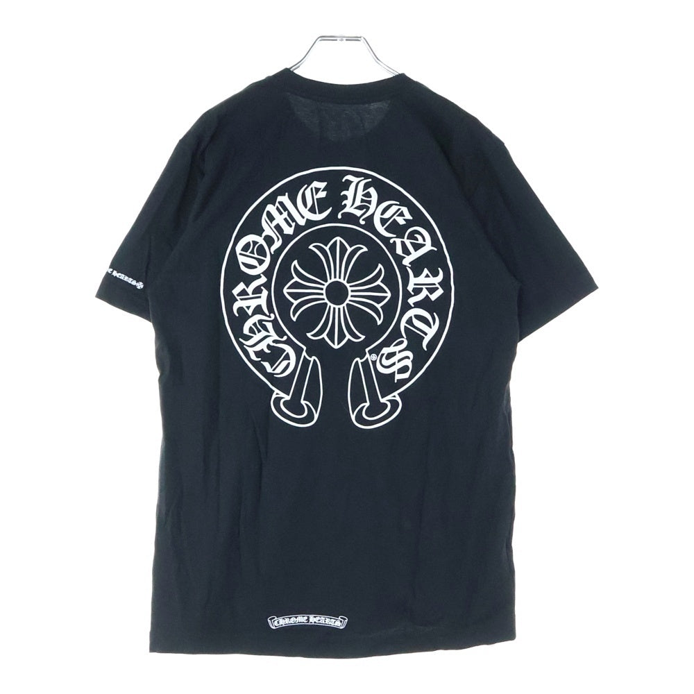 CHROME HEARTS(クロムハーツ) Horseshoe S/S Tee ホースシュー プリント 半袖Tシャツ ブラック