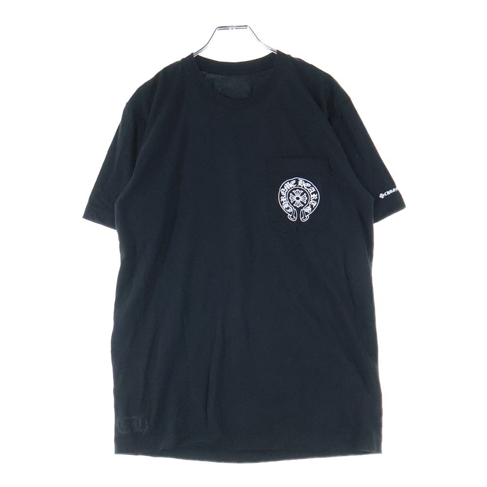 CHROME HEARTS(クロムハーツ) Horseshoe S/S Tee ホースシュー プリント 半袖Tシャツ ブラック