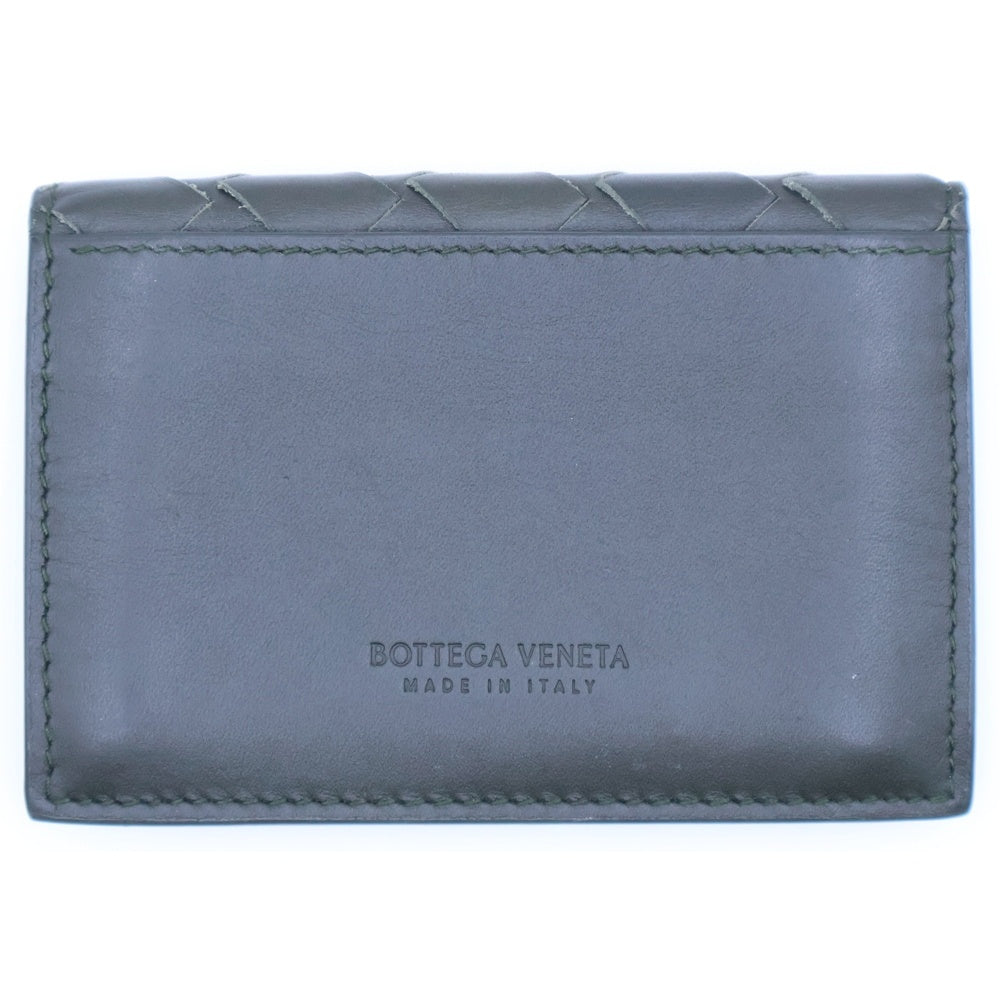 BOTTEGA VENETA(ボッテガヴェネタ) イントレチャート レザー カードケース ブラック