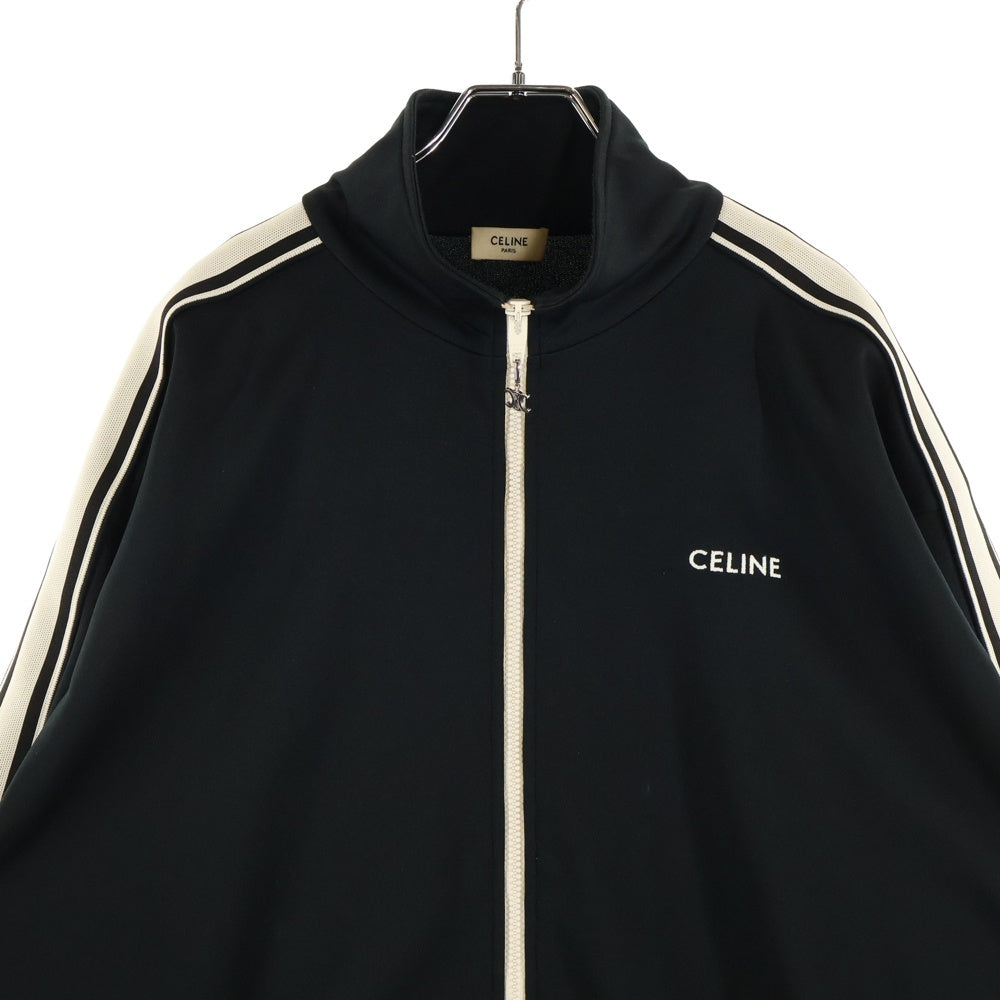 CELINEセリーヌ ブラック トラック ジャケットxs CELINE(セリーヌ) 21AW Athletic Jersey アスレチック ジャージー