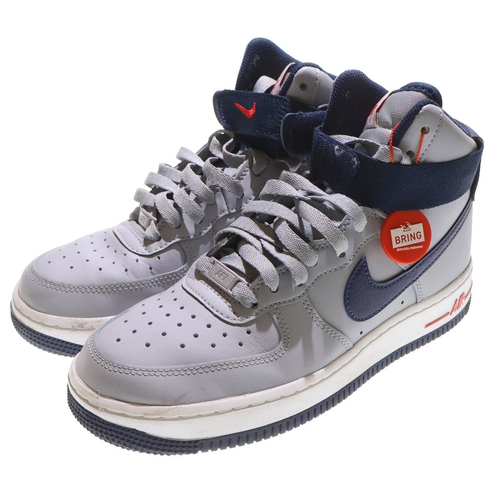 NIKE(ナイキ) AIR FORCE 1 HIGH ウルフグレー/ユニバーシティレッド/ホワイト/カレッジネイビー DZ7338-001