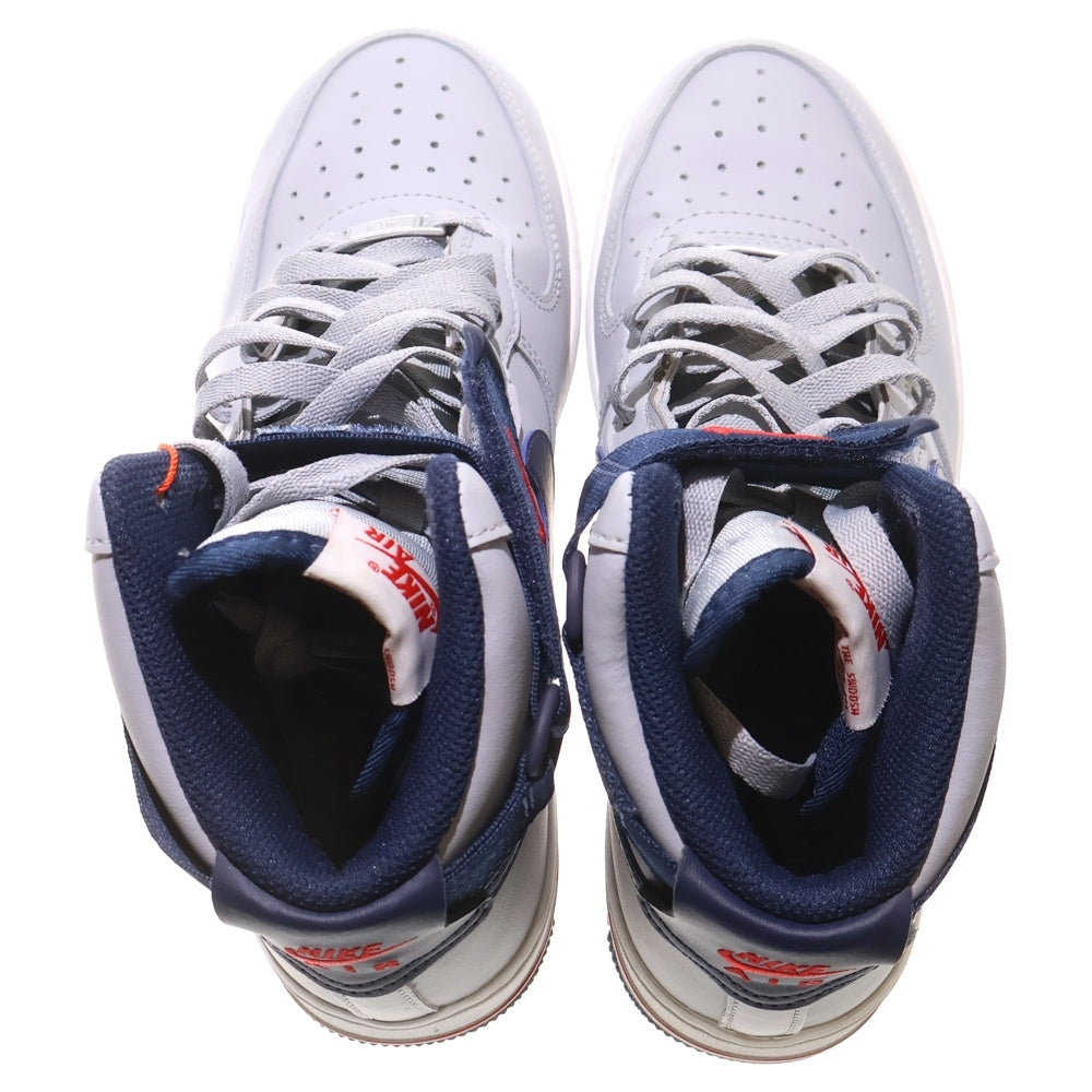 NIKE(ナイキ) AIR FORCE 1 HIGH ウルフグレー/ユニバーシティレッド/ホワイト/カレッジネイビー DZ7338-001