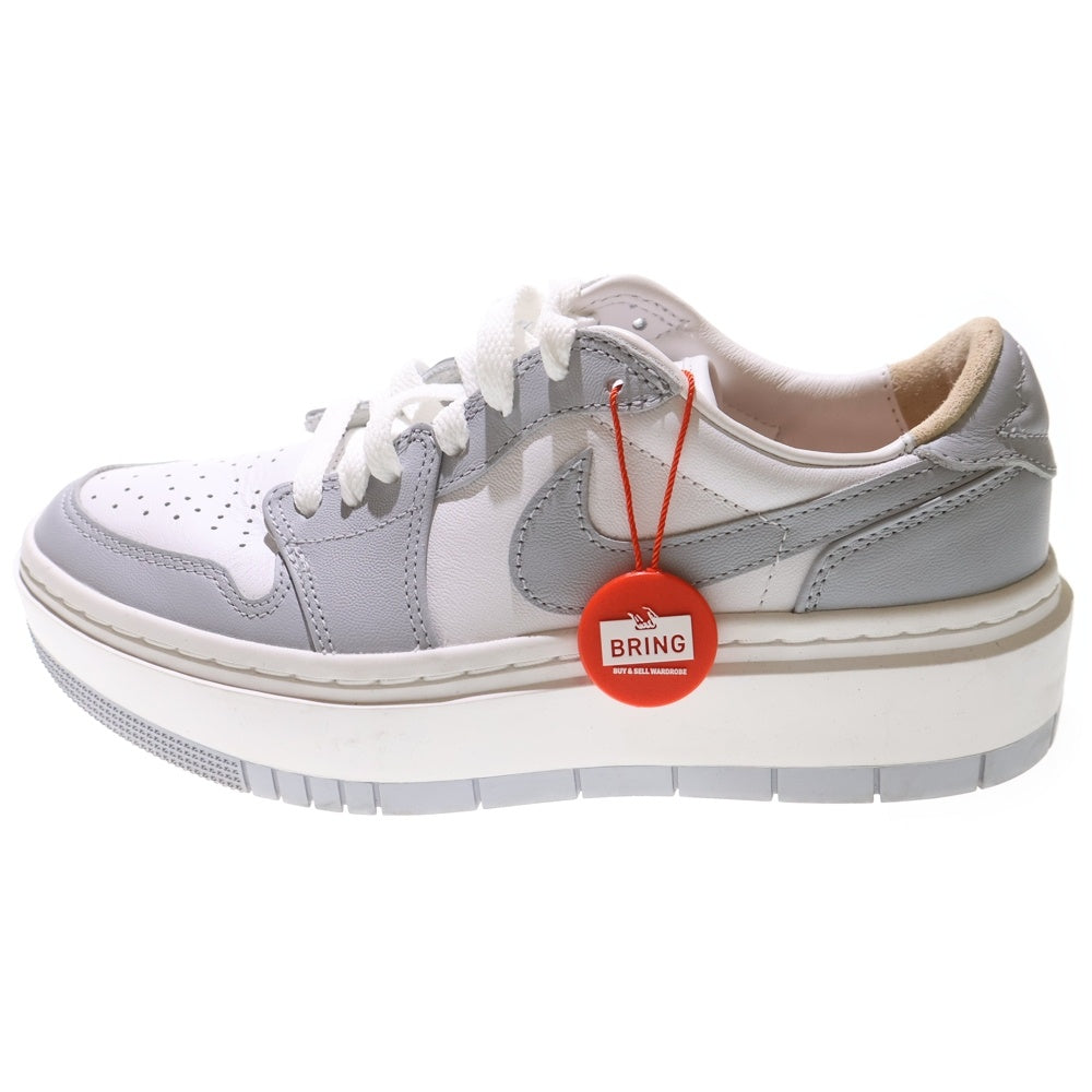 NIKE(ナイキ) WMNS 1 Elevate Low Wolf Grey ウィメンズ エアジョーダン1 エレベート ローカットシューズ スニーカー ホワイト/グレー US7/24cm DH7004-100