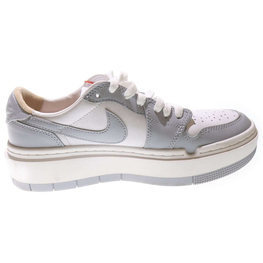 NIKE(ナイキ) WMNS 1 Elevate Low Wolf Grey ウィメンズ エアジョーダン1 エレベート ローカットシューズ スニーカー ホワイト/グレー US7/24cm DH7004-100