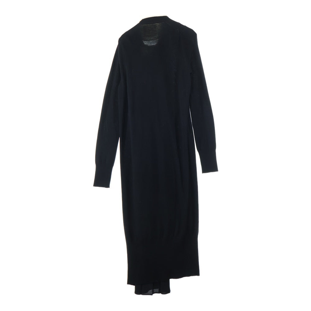 Sacai(サカイ) 21AW Suiting Mix Dress ドッキング ジップアップワンピースドレス ジャケット レディース ブラック 21‐05780