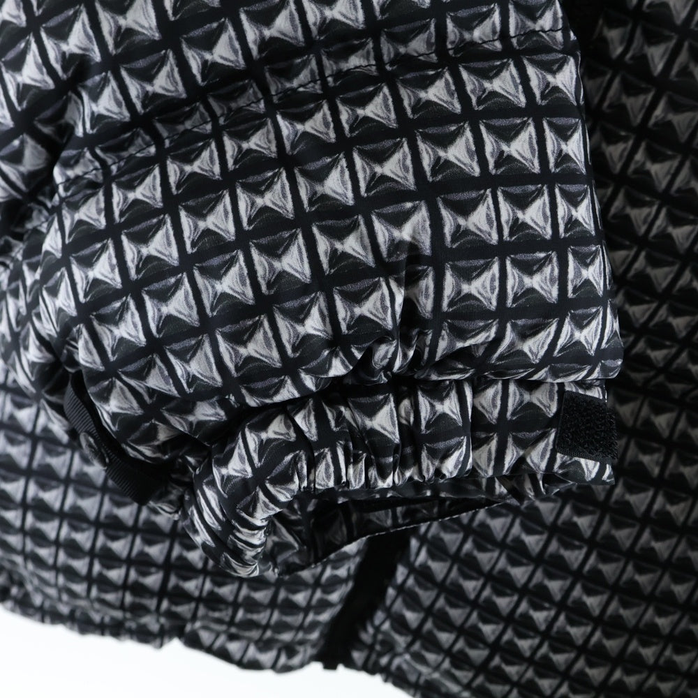 SUPREME(シュプリーム) 21SS ×THE NORTH FACE Studded Nuptse Jacket ザノースフェイス スタッズプリント ヌプシ ナイロン ダウンジャケット ブラック ND42100I