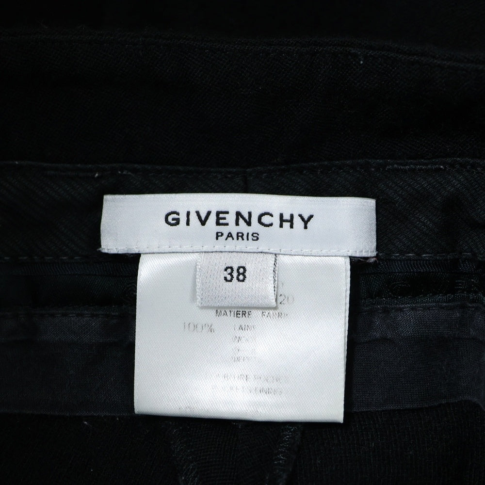 GIVENCHY(ジバンシィ) Slim Fit Pants スリム フィット ウール パンツ ブラック
