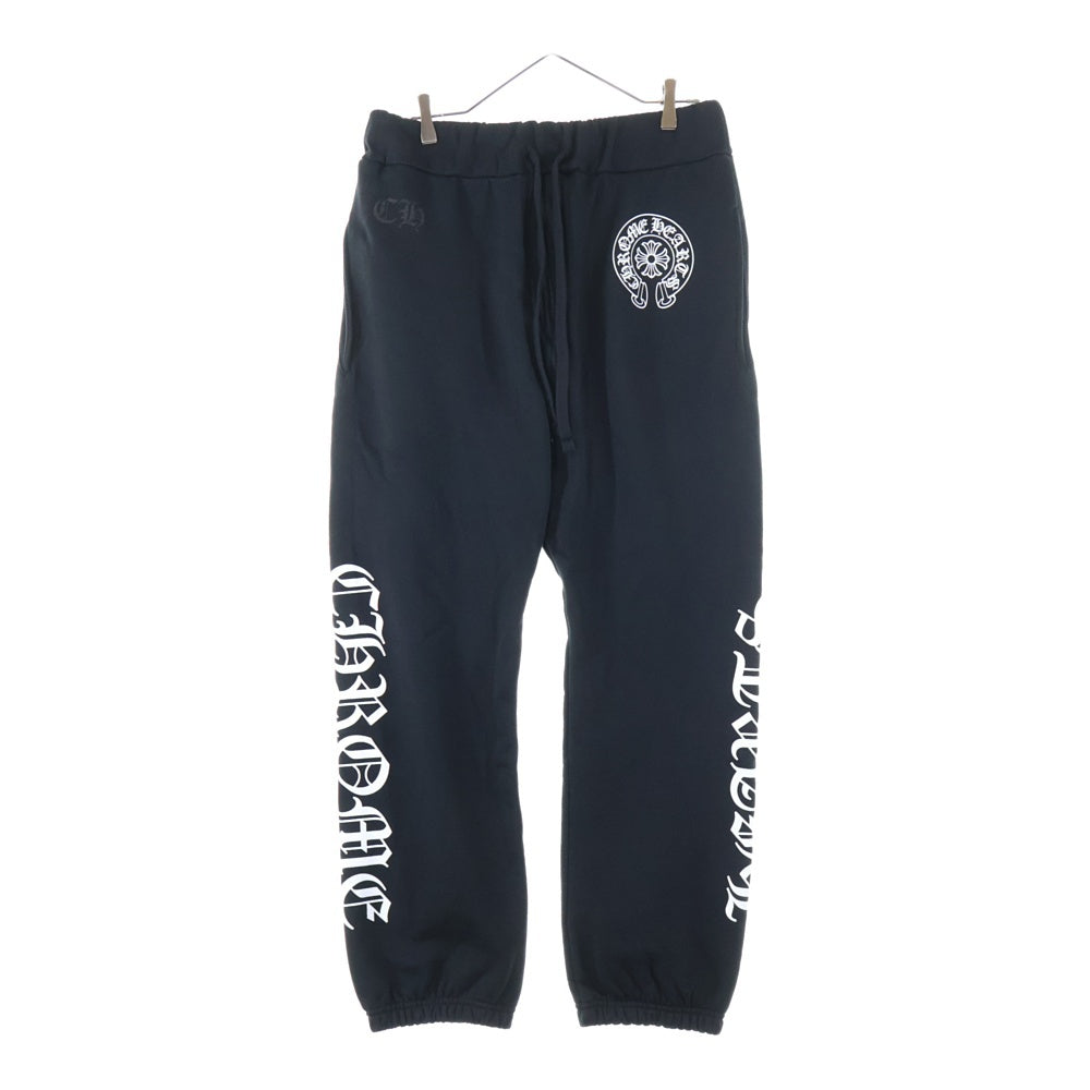 CHROME HEARTS(クロムハーツ) HORSESHOE SWEAT PANTS ホースシュープリント スウェットパンツ ブラック