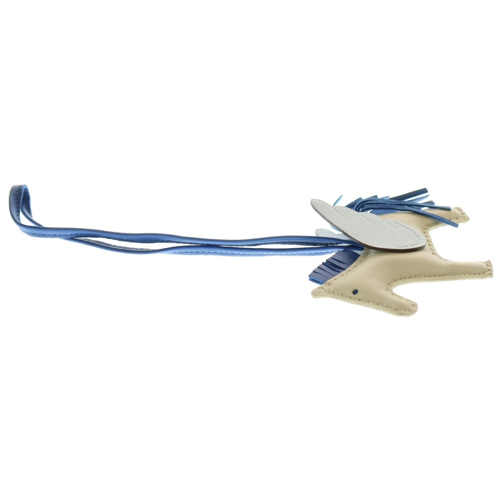 HERMES(エルメス) ロデオペガサス PM レザーチャーム W刻印 ベージュ