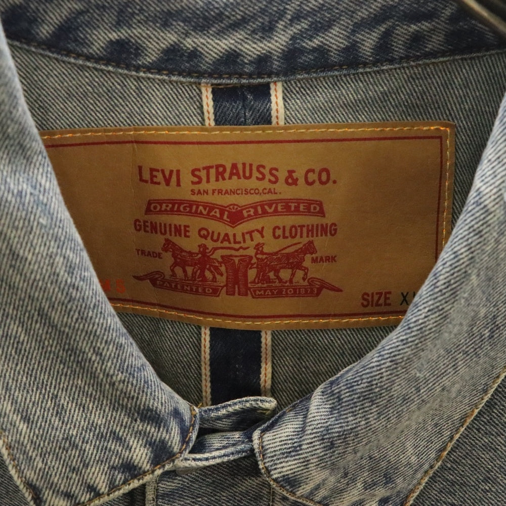 Levi's(リーバイス) ×BEAMS 24SS SUPER WIDE TRUCKER デニムジャケット インディゴブルーPC9-A2265-0000
